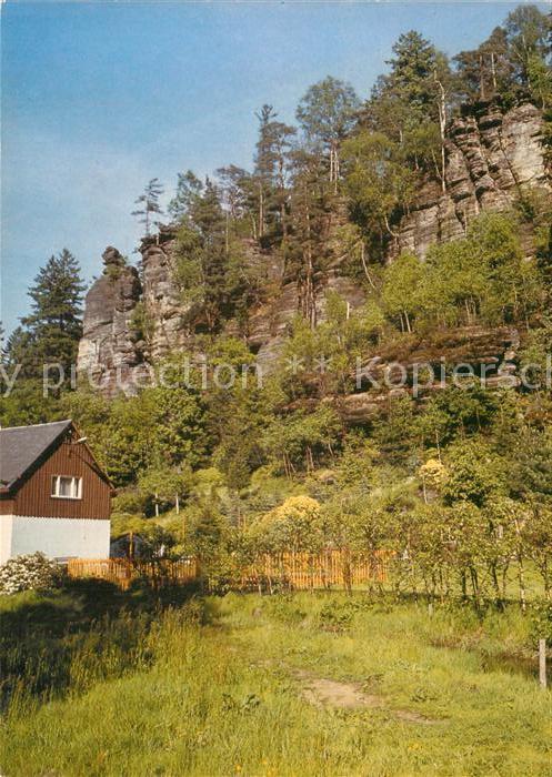 Bielatal Felsenlandschaft Schweizermühle