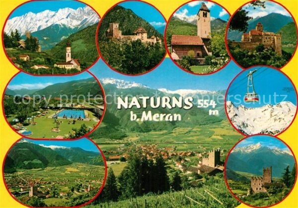 Naturns Seilbahn Schwimmbad