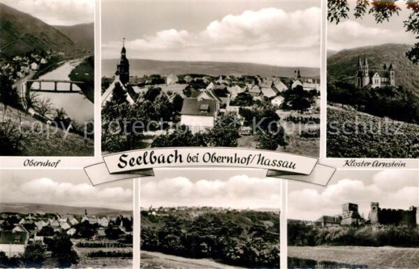 Seelbach Nassau Oberhof Brücke Teilansicht Ruine Kloste