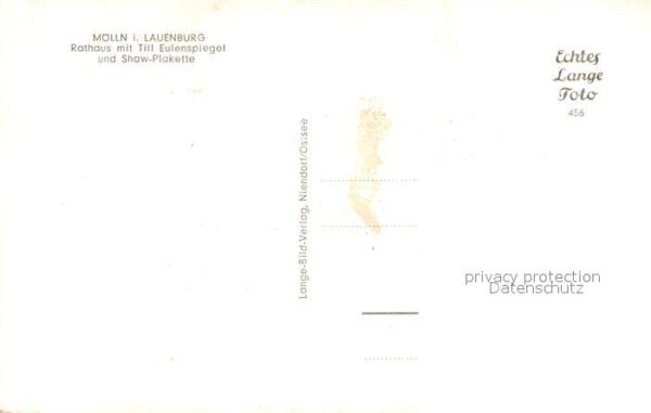 Moelln Lauenburg Rathaus Till Eulenspiegel Shaw Plakette – Bild 2