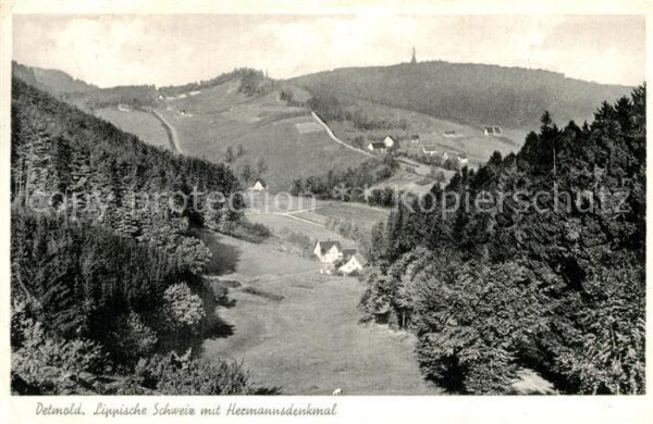 Detmold Panorama Hermannsdenkmal