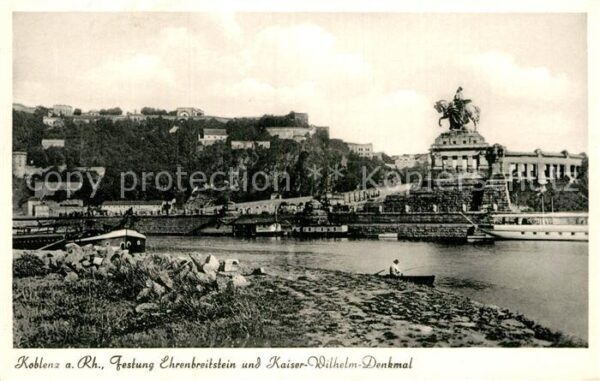 Koblenz Rhein Festung Ehrenbreitenstein Kaiser Wilhel