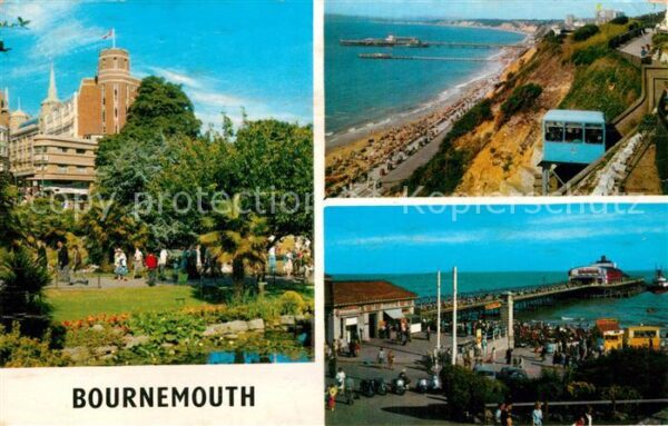 Bournemouth Park Seebrücke Steilküste