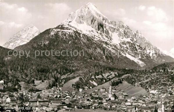 Mittenwald Bayern Wetterstein
