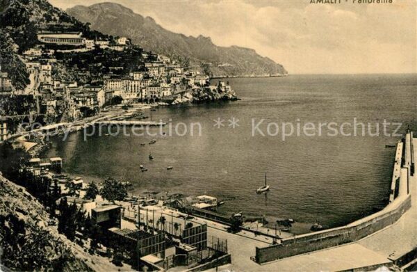 Amalfi Teilansicht Bucht
