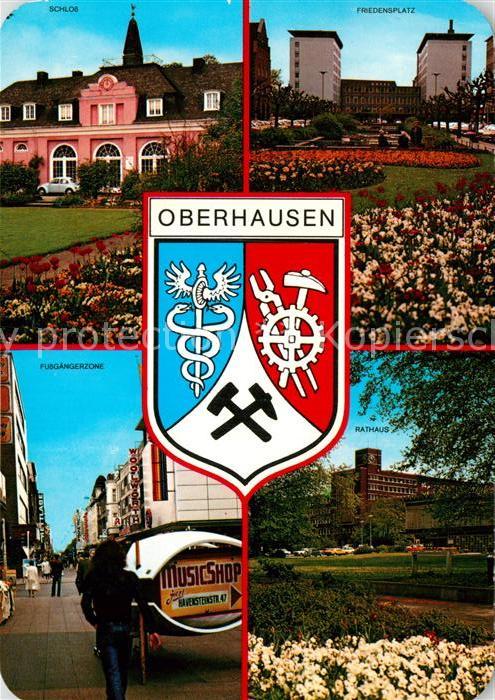 Oberhausen Schloss Friedensplatz Fussgängerzone Ra