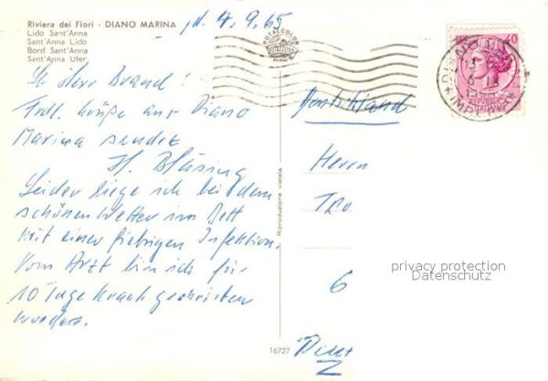 Diano Marina Sankt Anna Ufer – Bild 2