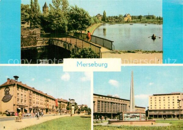 Merseburg Saale Gotthardteich Ernst Thälmann Strasse Ba