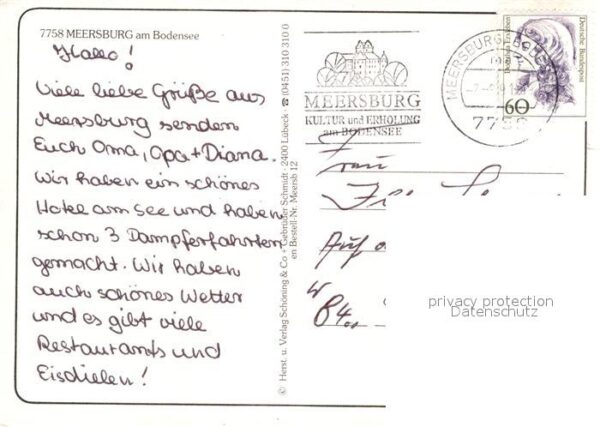 Meersburg Bodensee Kurpark Burg Anlegestelle – Bild 2