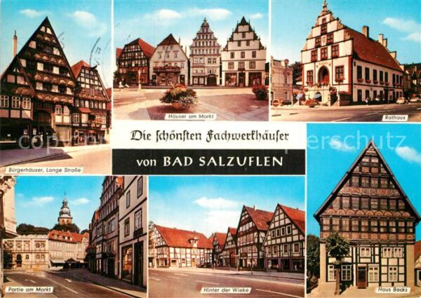 Bad Salzuflen Rathaus Häuser am Markt Bürgerhaus Mark