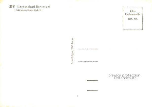 Bensersiel Seewasserbadebecken – Bild 2