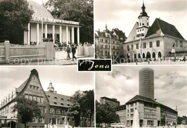 Jena Thueringen Zeiss Planetarium Rathaus Universität A