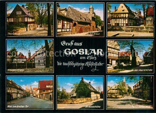 Goslar Blick zum Breiten Tor Sankt Annenhöhe H