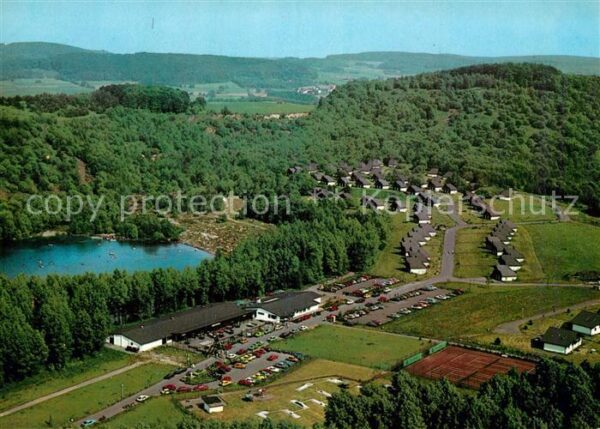 Frielendorf Fliegeraufnahme Ferienwohnpark am Silbe