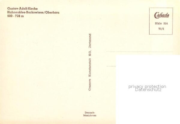 Hahnenklee-Bockswiese Harz Gustav Adolf Kirche – Bild 2