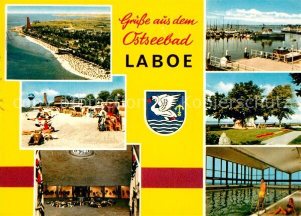 Laboe Fliegeraufnahme Leuchtturm Schwimmbad P