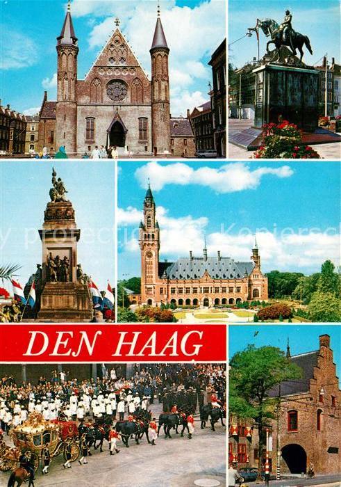 Den Haag Dom Schloss Denkmal Parade