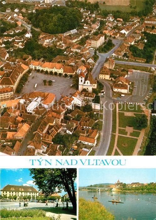 Tyn nad Vitavou Tein Fliegeraufnahme