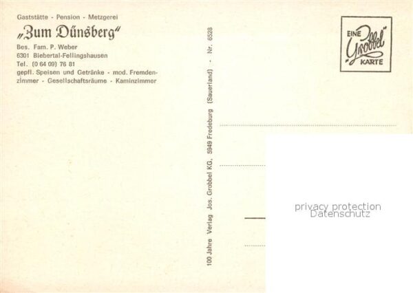 Fellinghausen Siegerland Gasthof Pension Zum Dünsberg – Bild 2
