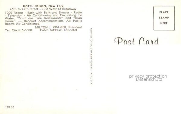 New York City Hotel Edison – Bild 2
