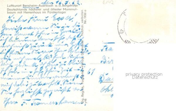 Auerbach Bergstrasse Herrenhaus im Fürstenlager mit Mammutba – Bild 2