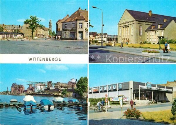 Wittenberge Prignitz Am Stern Kulturhaus Hafen HO Kaufhalle