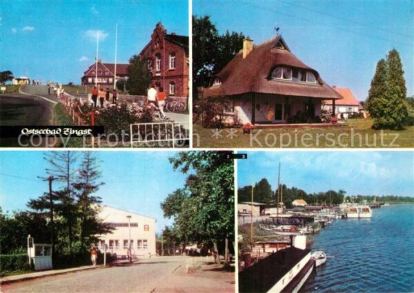 Zingst Ostseebad Strandstrasse Urlauber Restaurant Hafen