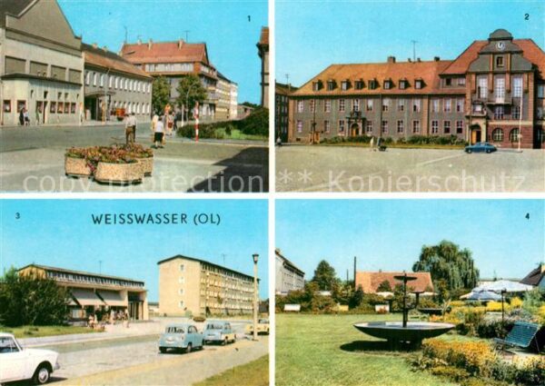 Weisswasser Oberlausitz Muskauer Str Rathaus Wohnkomplex Humbol
