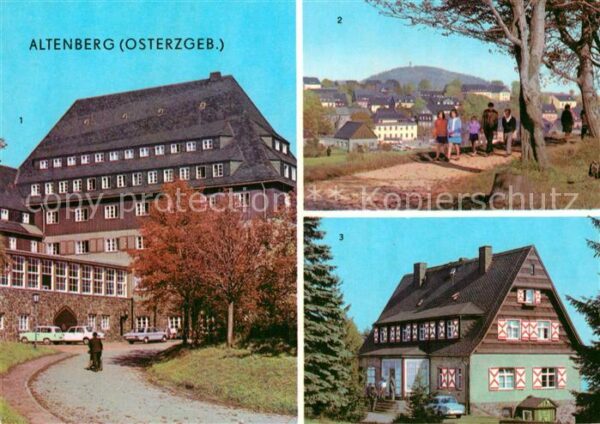 Altenberg Erzgebirge Sanatorium Raupennest Geisingbergblick
