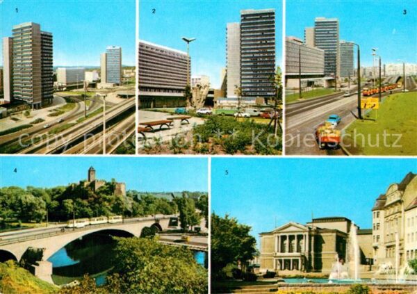 Halle Saale Hochstrasse Thälmann Platz Interhotel S