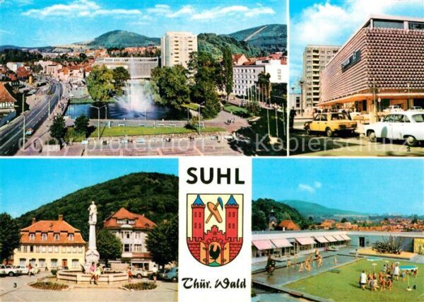 Suhl Thueringer Wald Stadtzentrum Warenhaus Centrum Markt Wa
