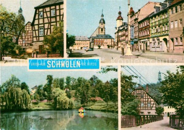 Schmoelln-Putzkau Malerwinkel Brauereiteich Marktplatz Au