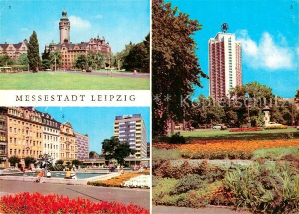 Leipzig Neues Rathaus Sachsenplatz Wohnhochhaus