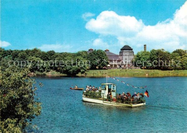 Leipzig Auensee mit HO Gaststätte