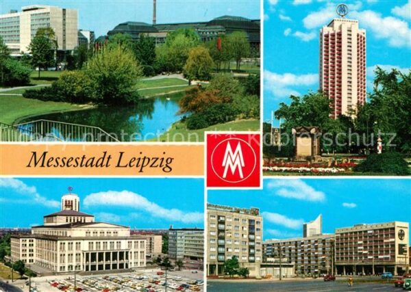 Leipzig Schwanenteich Interhotel Stadt Leipzig