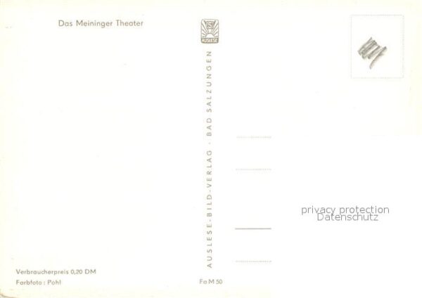 Meiningen Thueringen Meininger Theater – Bild 2