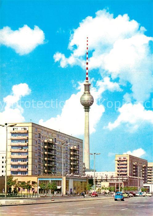 Berlin Karl Marx Allee Fernsehturm