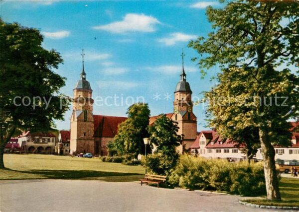 Freudenstadt Marktplatz mit Stadtkirche