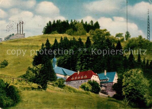 Rhoen Region Kloster Kreuzberg mit Fernseh und Rundf
