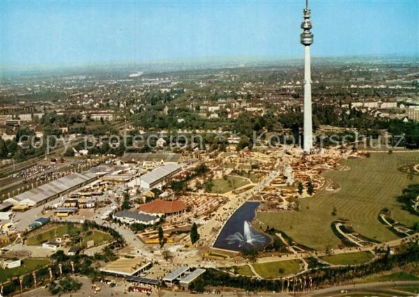 Dortmund Bundesgartenschau 59 Fliegeraufnahme mi