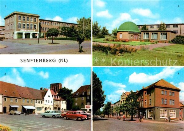 Senftenberg Niederlausitz Ingenieurschule Planetarium PdF Bahnhof
