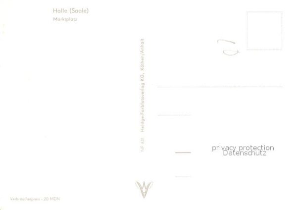 Halle Saale Marktplatz Kirche – Bild 2