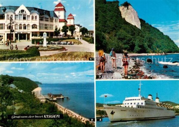 Insel Ruegen mit Binz Sellin Stubbenkammer Königsstu