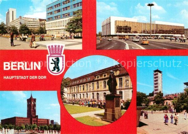 Berlin Lindencorso Palast der Republik Rathaus