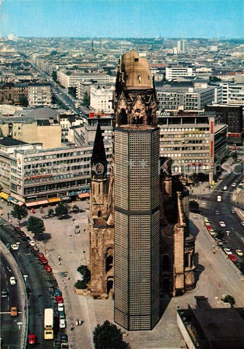 Berlin Blick vom I_Punkt auf Kaiser Wilhelm Ge