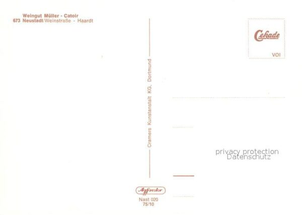 Neustadt Weinstrasse Weingut Müller Catoir – Bild 2