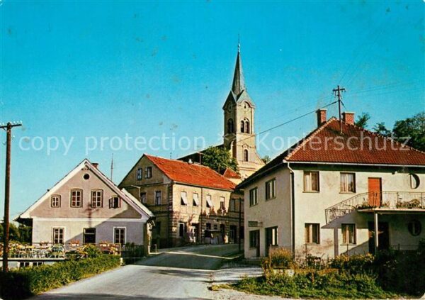 Prebold Dorfmotiv mit Kirche