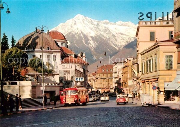 Meran Merano Freiheitsstrasse mit Zielspitze