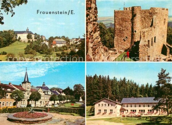 Frauenstein Brand-Erbisdorf Schlossblick Burgruine Rathaus PdF Feri