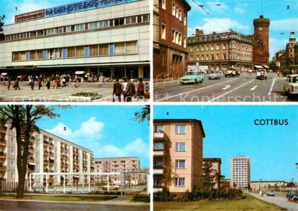 Cottbus Konsument Warenhaus Thälmann Platz Fors